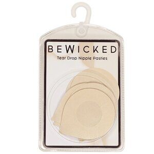 Teat Drop Shaped Self Adhesive Pasties - Nude